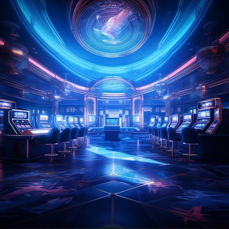 Antarmuka aplikasi ocean slot untuk permainan slot dan live casino