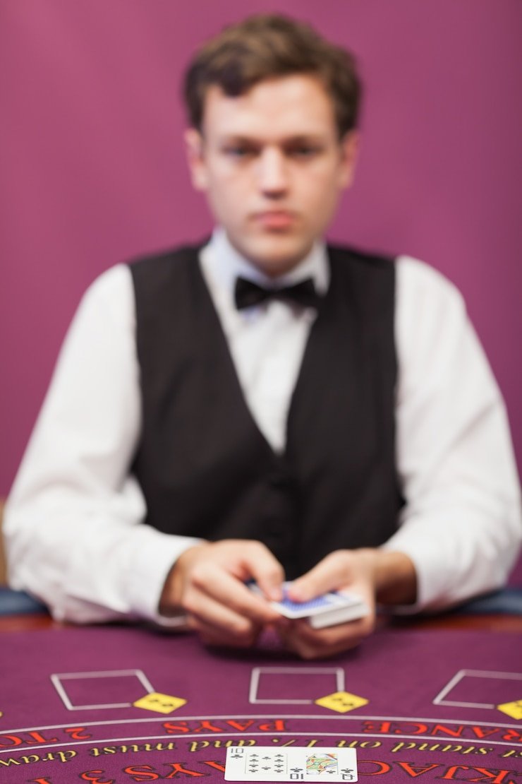 Studio live casino multi-kamera dengan dealer profesional di ocean slot